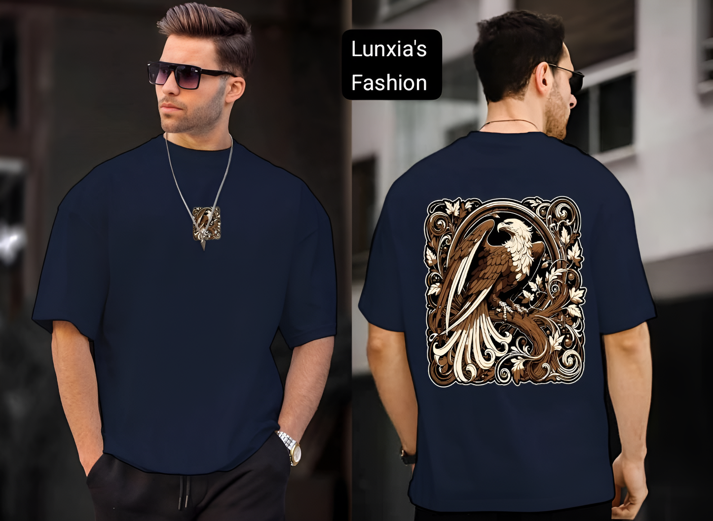 PRINTED OVERSIZED TEE