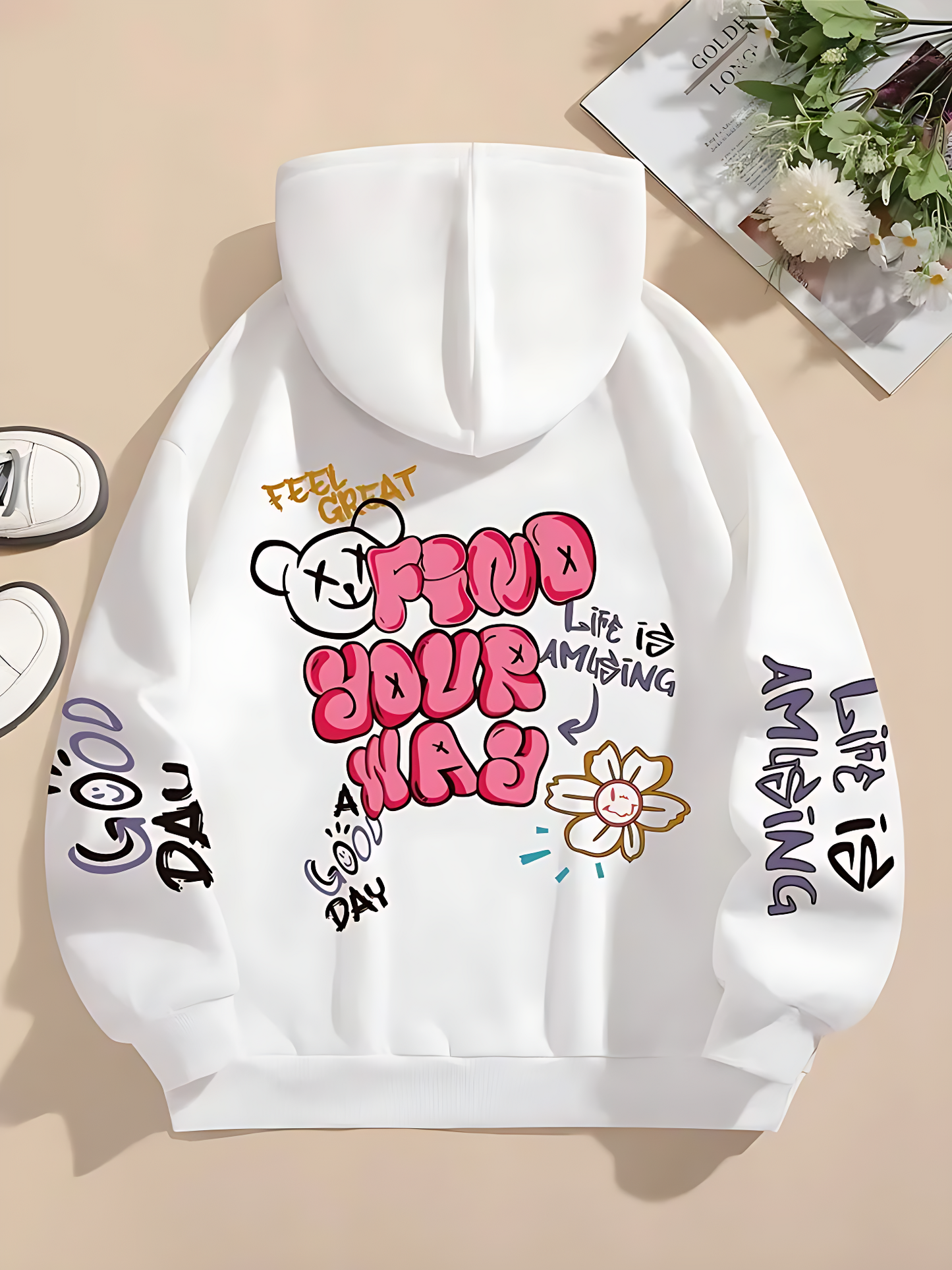 PRINTED HOODIE