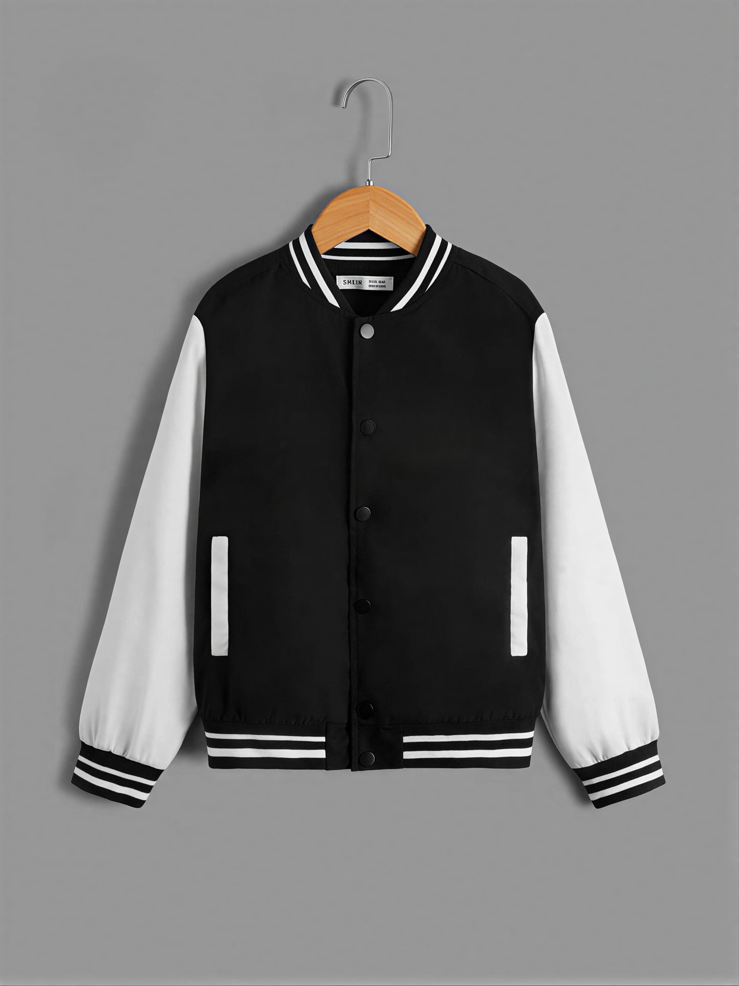 PRINTED BASEBALL JACKET