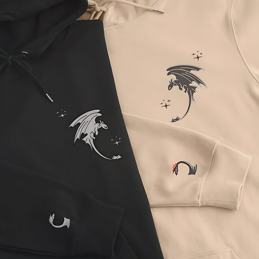 PRINTED COUPLE HOODIE