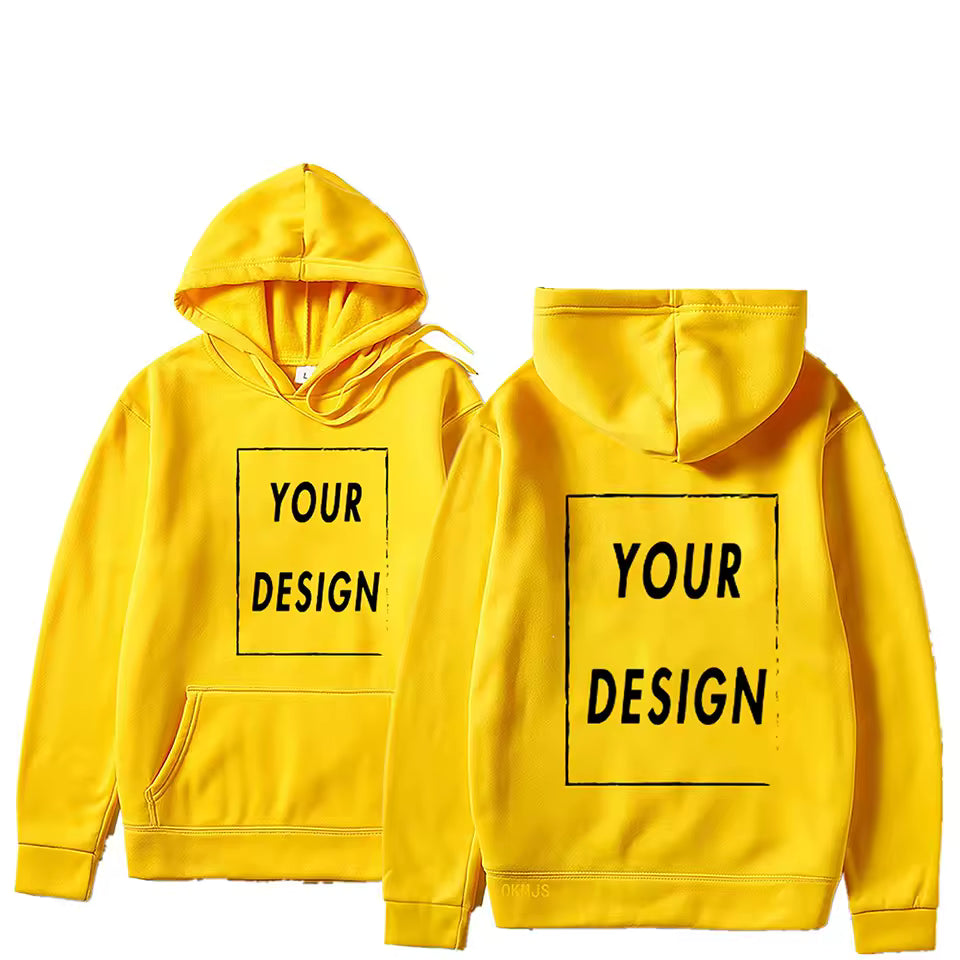 CUSTOMIZE HOODIES ( BOTH SIDES PRINTED )
