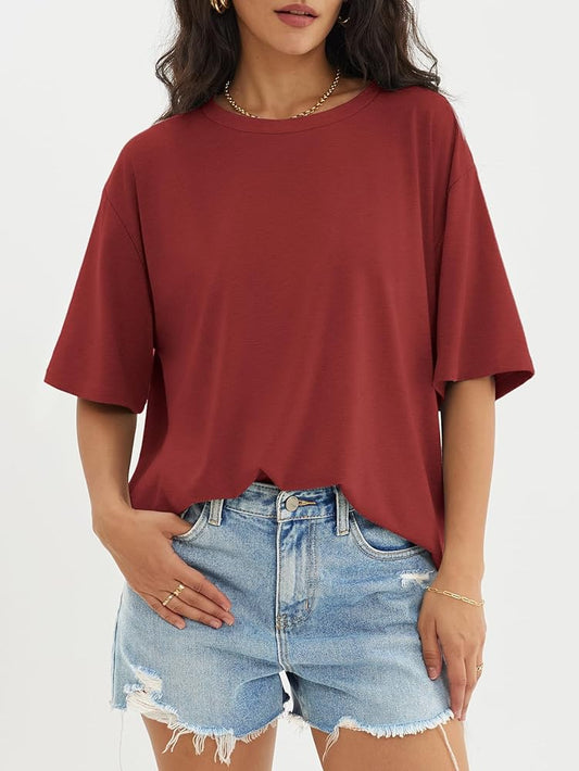 PACK OF 3 PLAIN OVERSIZED TEES