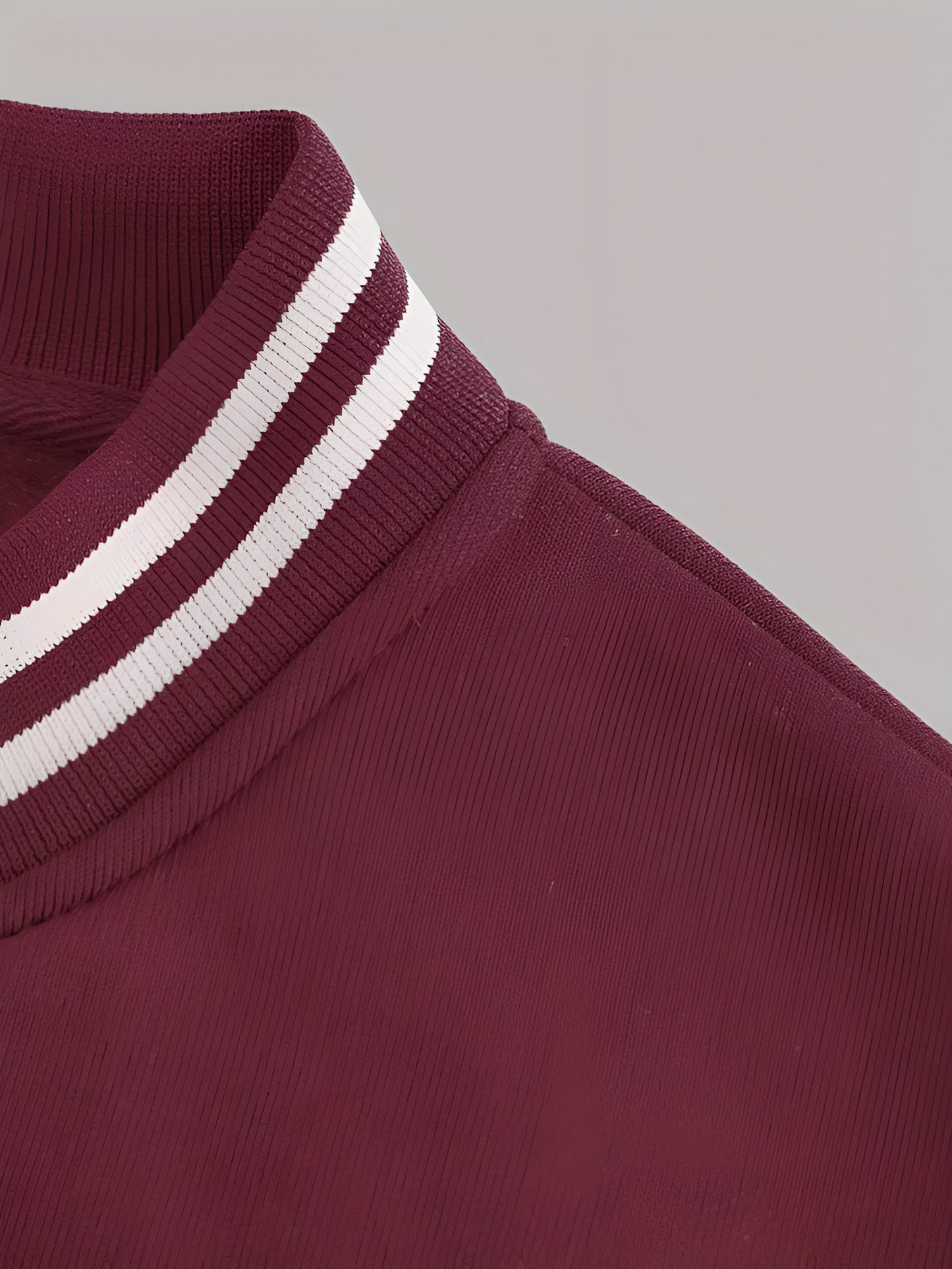 PRINTED BASEBALL JACKET