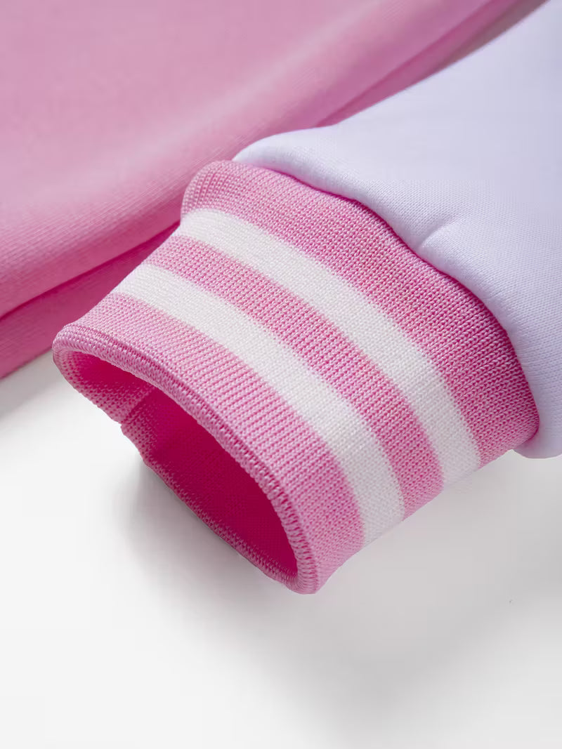 PRINTED BASEBALL JACKET