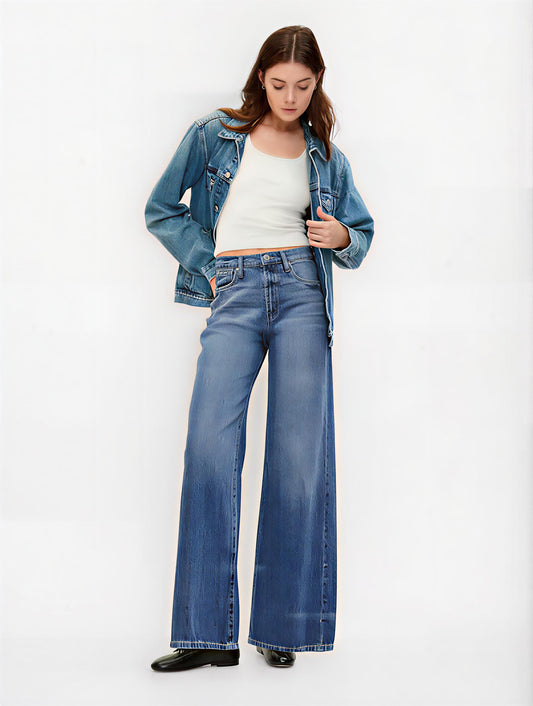 Women Wide Leg Denim jeans