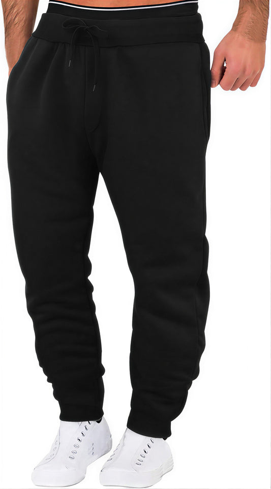 MEN'S BLACK FLEECE SWEATPANTS