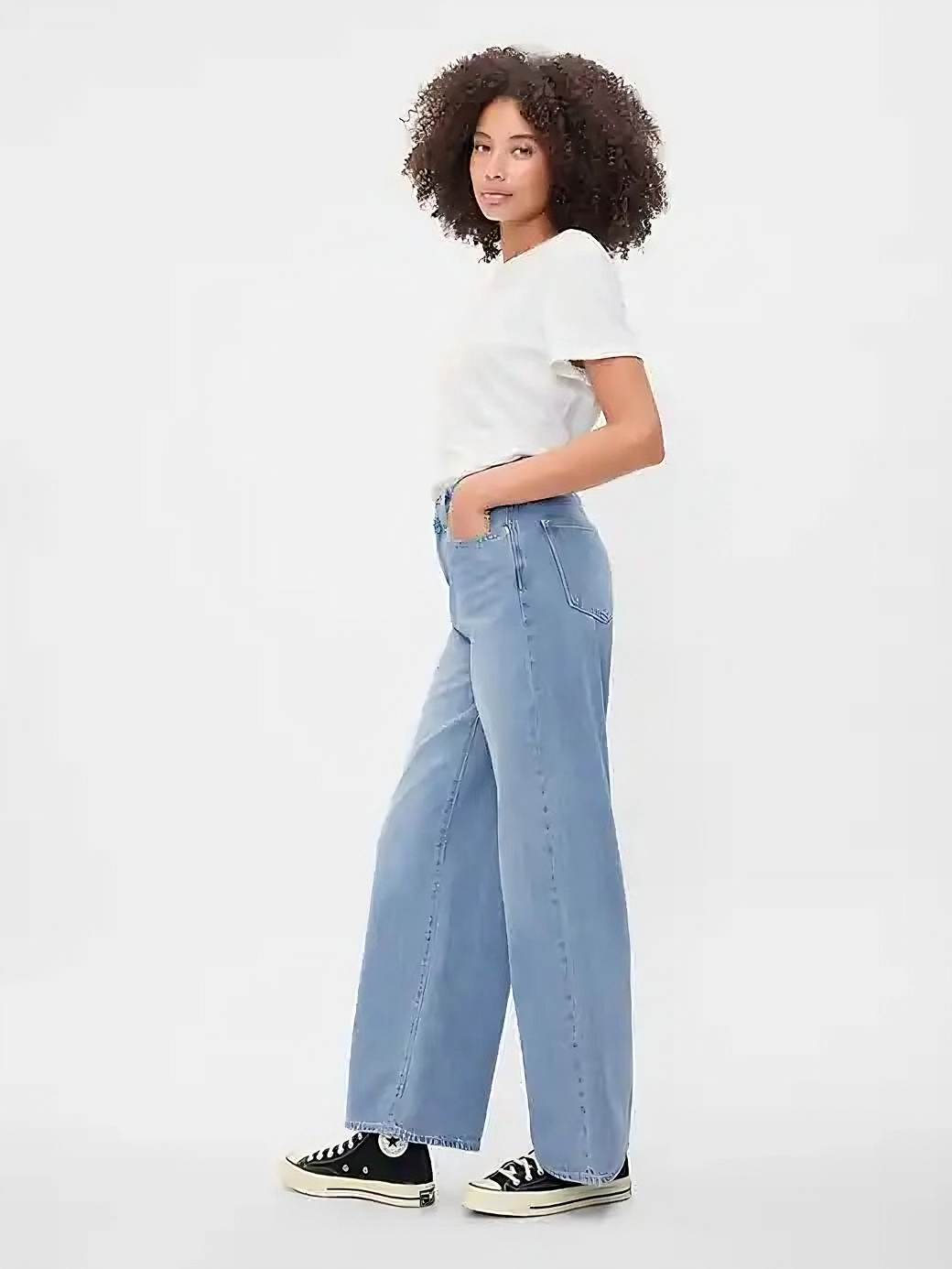 Women Wide Leg Denim jeans