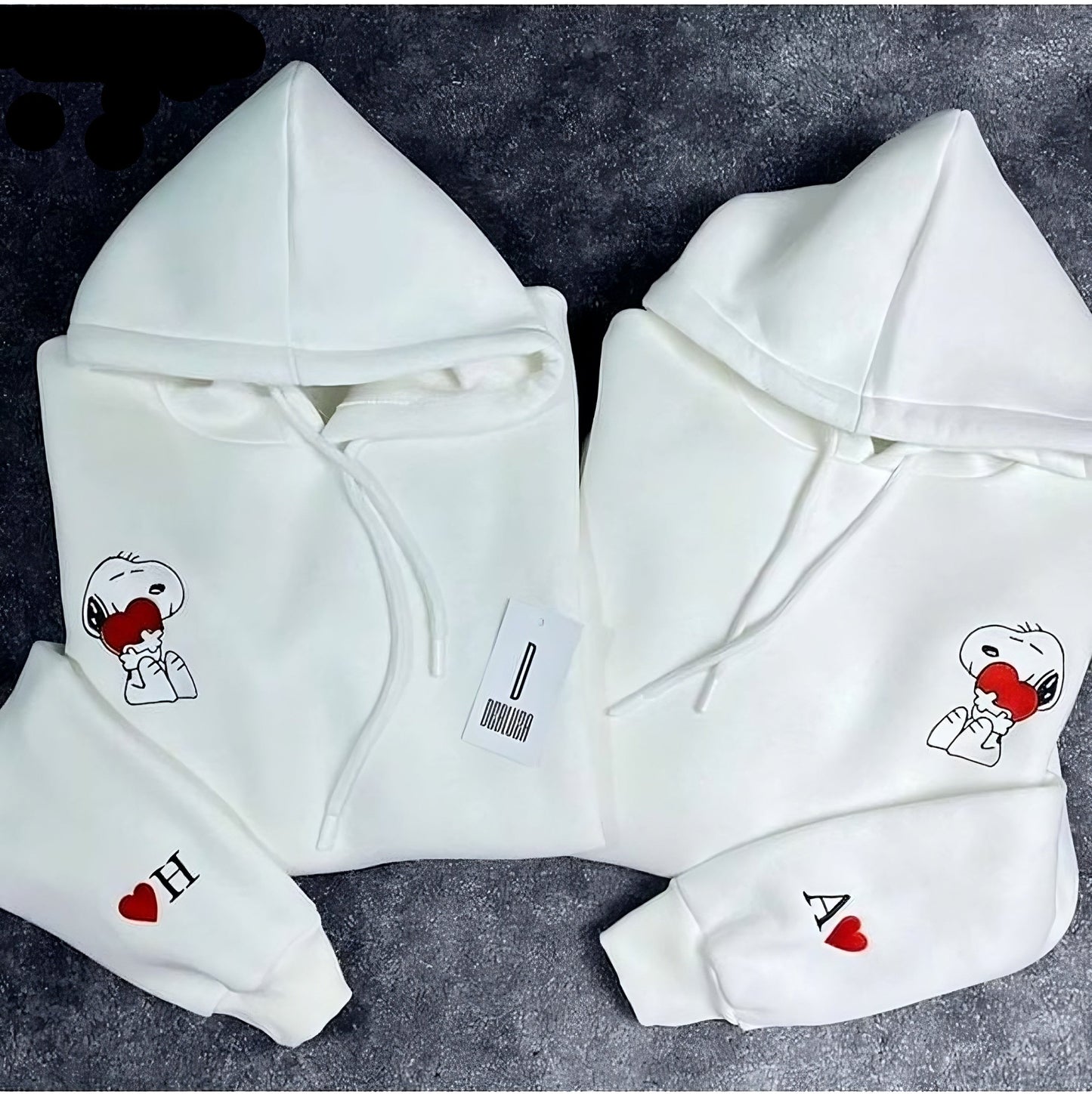 PRINTED COUPLE HOODIE